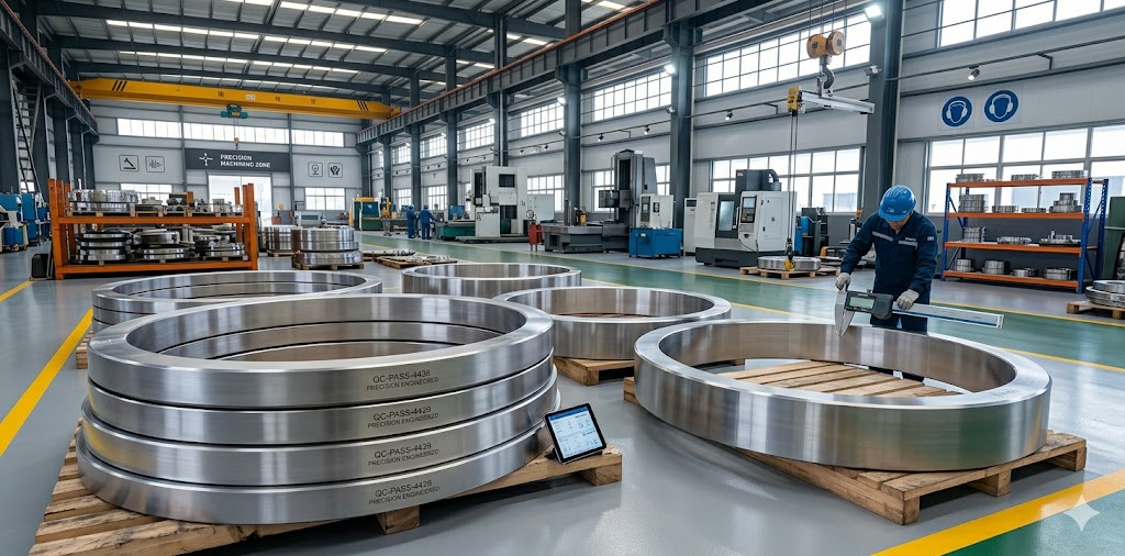 X4CrNiMo16-5-1 1.4418 seamless rolled forged steel rings from Jiangyin China factory